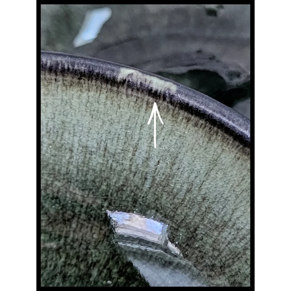 Jars France Tourron Samoa Vert Green Small Bowl Set of 5 Hand Made - Picture 5 of 11